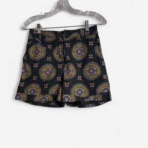 Anthropologie Women's Black and Multi Shorts